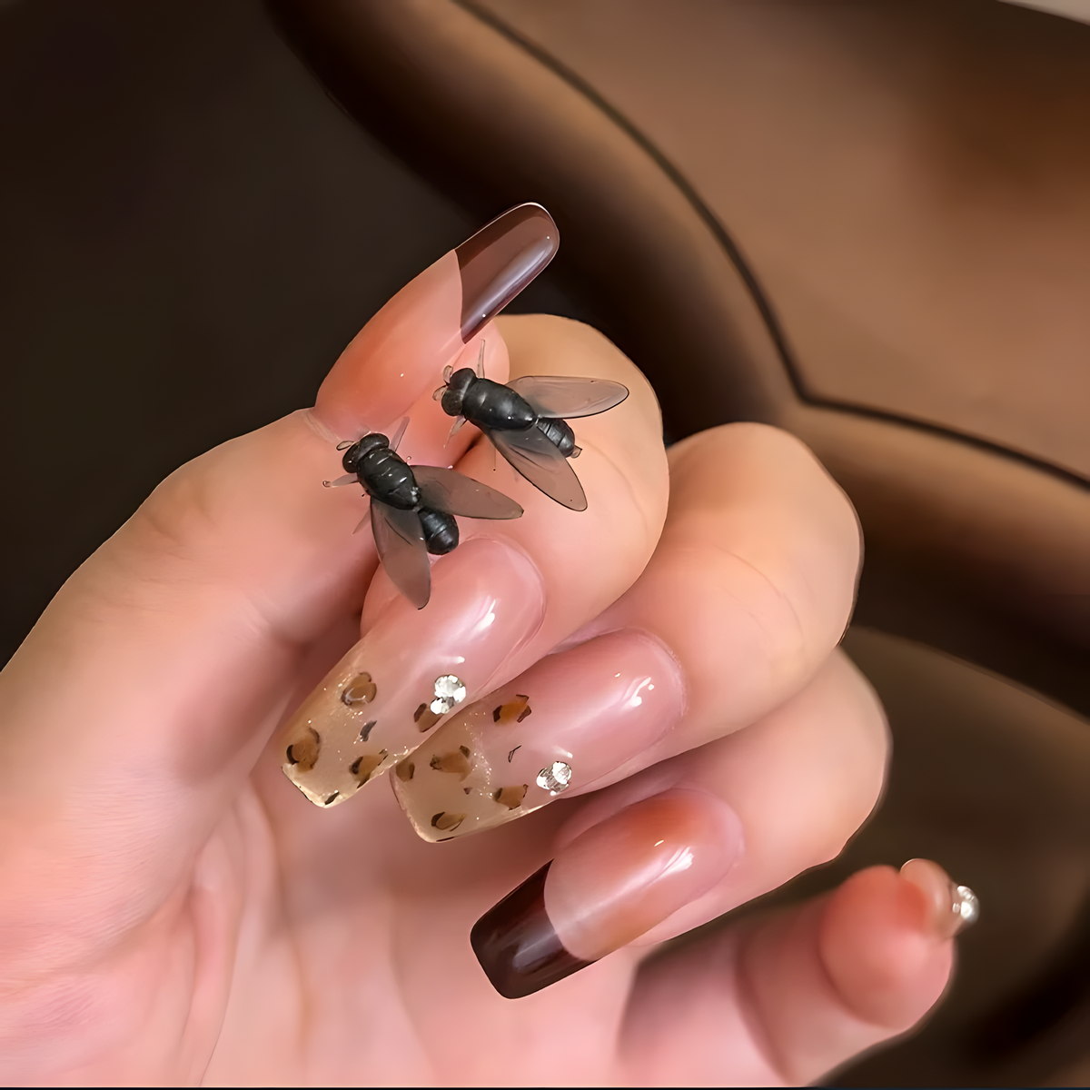 Fly-Shaped Stud Earrings