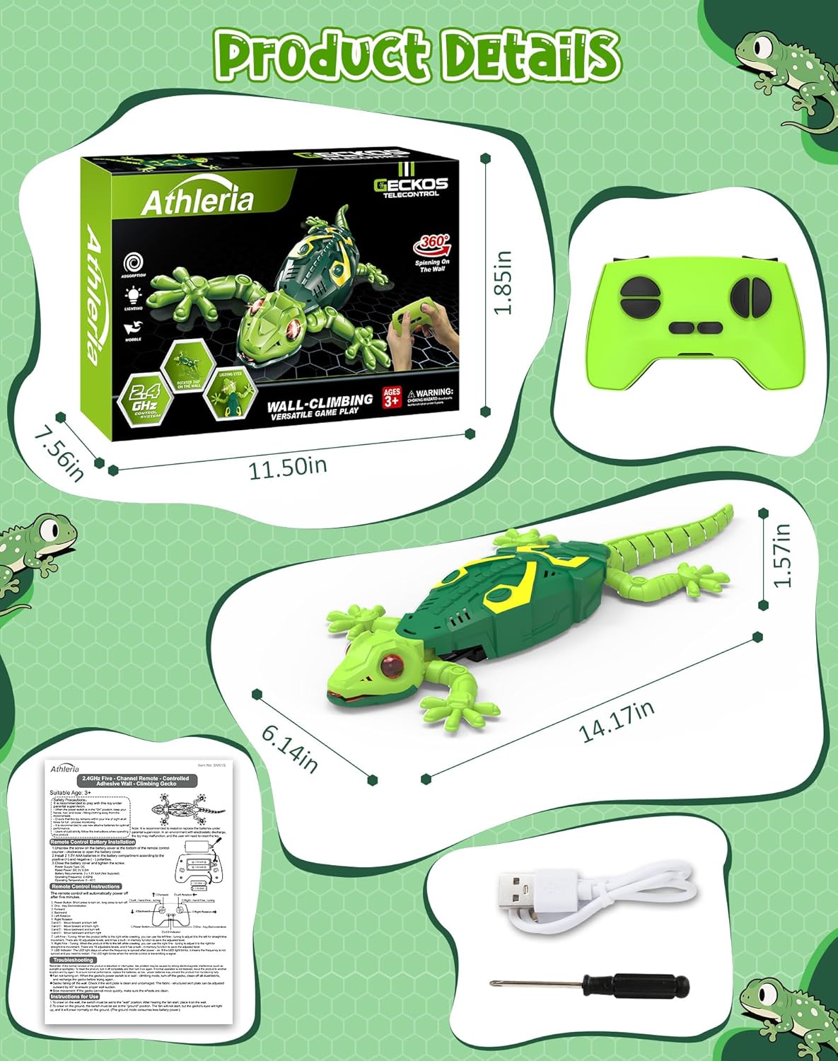 Wall Climbing Lizard Toys