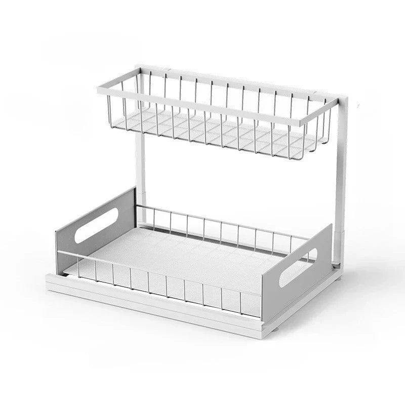 Under-Sink Pull-Out Organizer – Sliding Storage Drawer