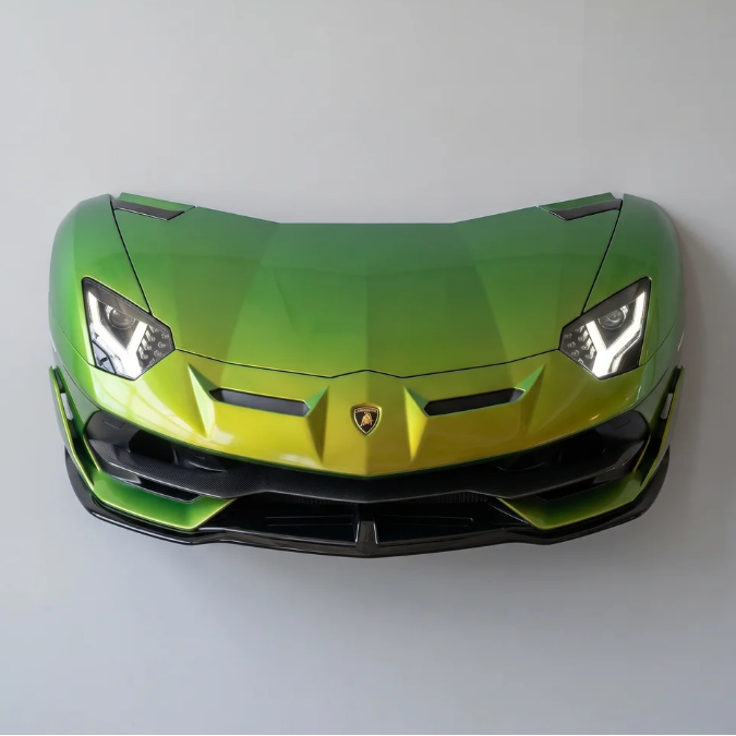 3D Sports Car Front Wall Decor