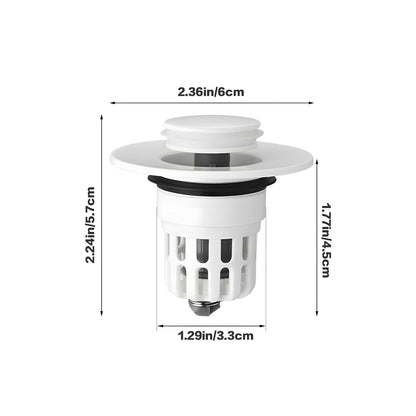 Pop-Up Sink Drain Filter
