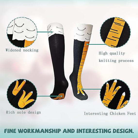 Funny Chicken Feet Socks