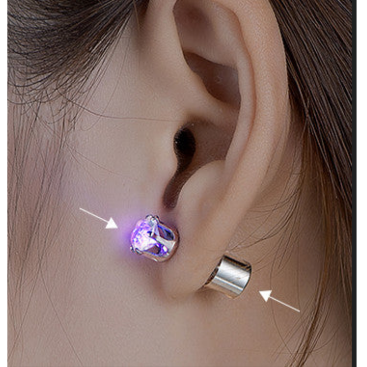 LED Blinking Earrings