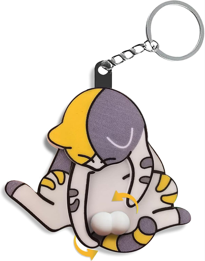 Cute Cat Keychain