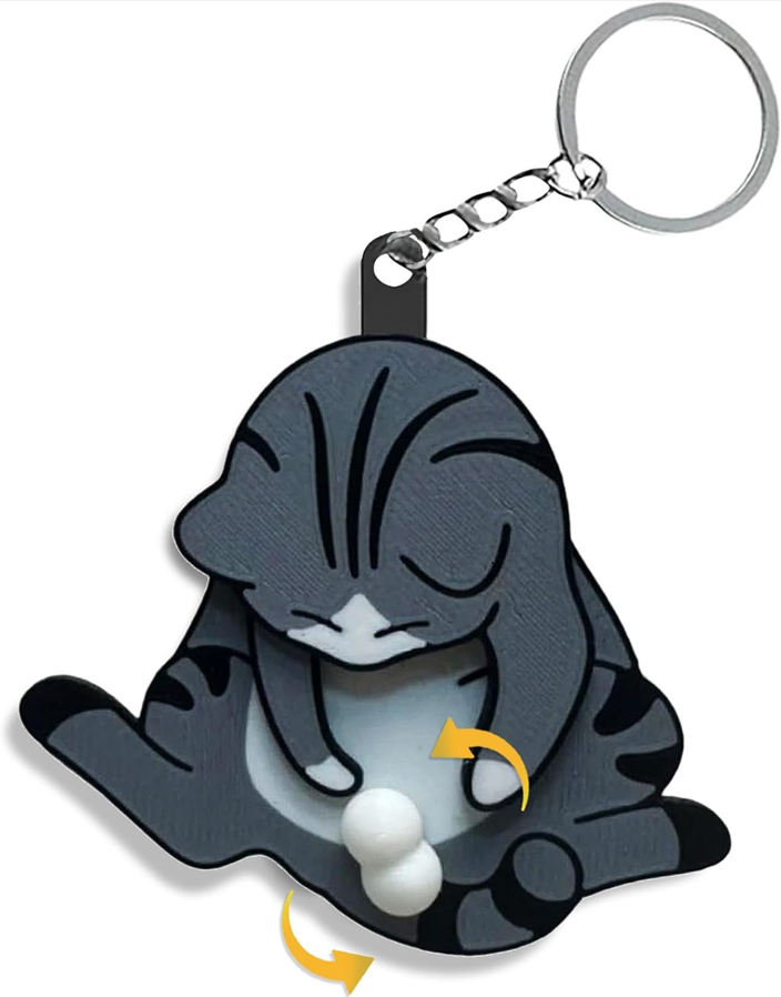 Cute Cat Keychain