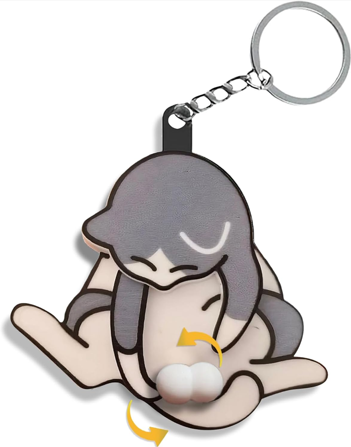 Cute Cat Keychain