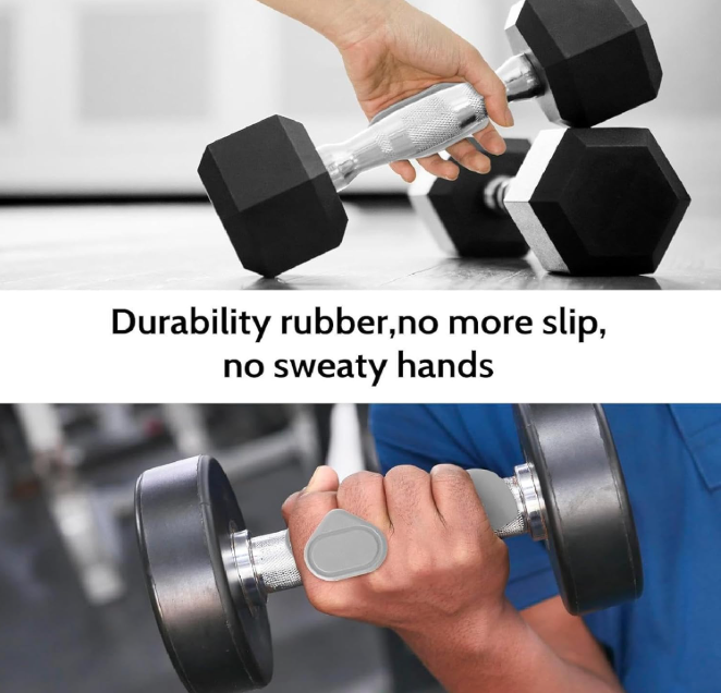 Fingerless Rubber Gym Grips