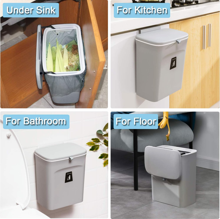 Wall-Mounted Hanging Trash Bin