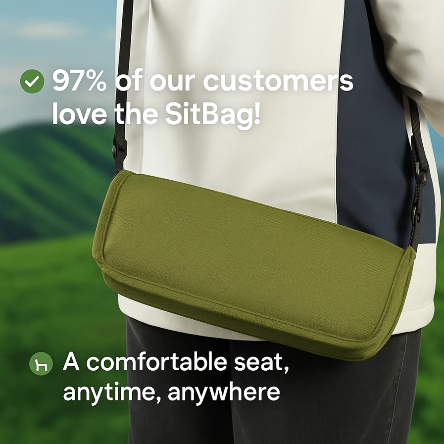 Foldable Travel Stool Bag