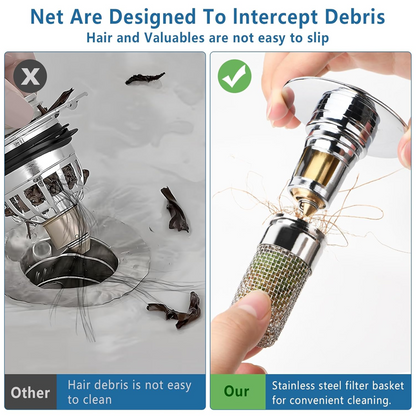 Sink Stopper with Filter