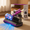 Wireless bed vacuum cleaner
