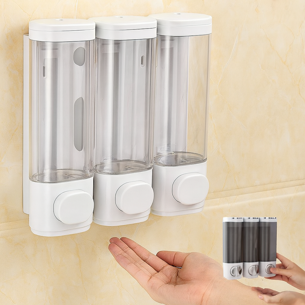 3-Chamber Shower Dispenser