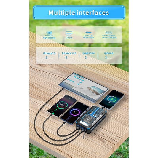 Solar & Wireless Power Bank