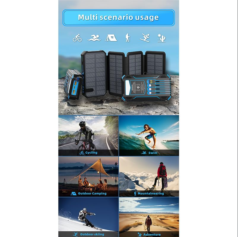 Solar & Wireless Power Bank