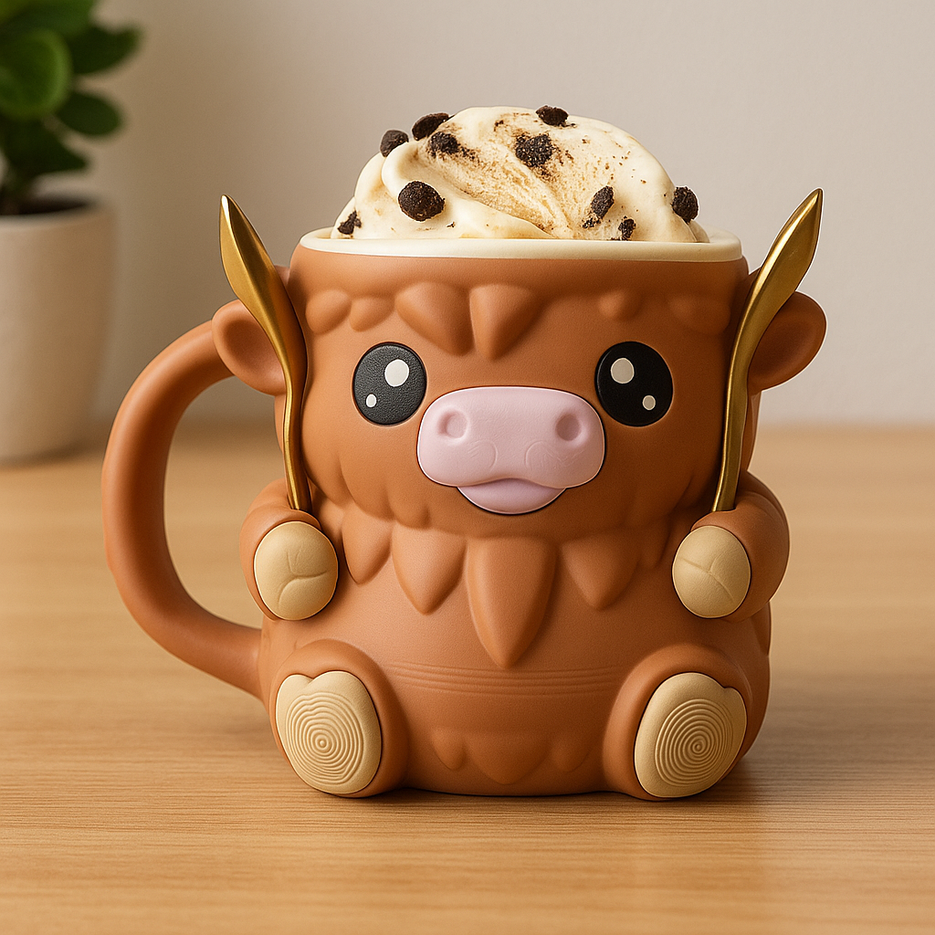 Cow Ice Cream Pint Holder