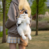 Cat Shaped Plush Backpack