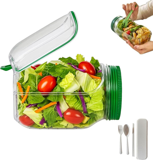 Salad Jar with Side Opening
