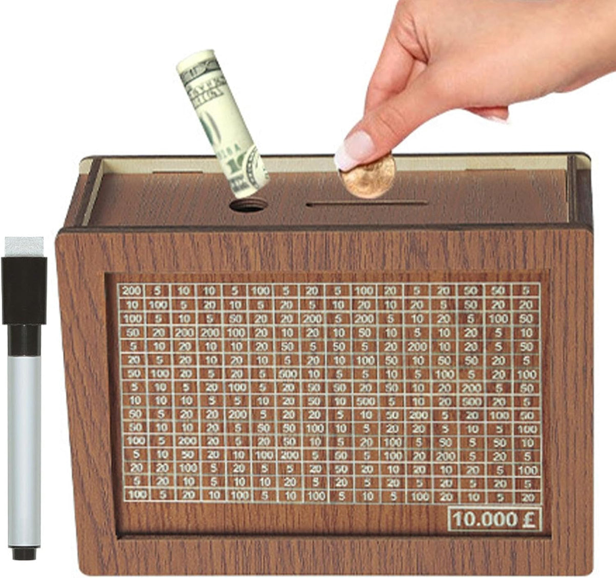 Wooden Money Saving Box