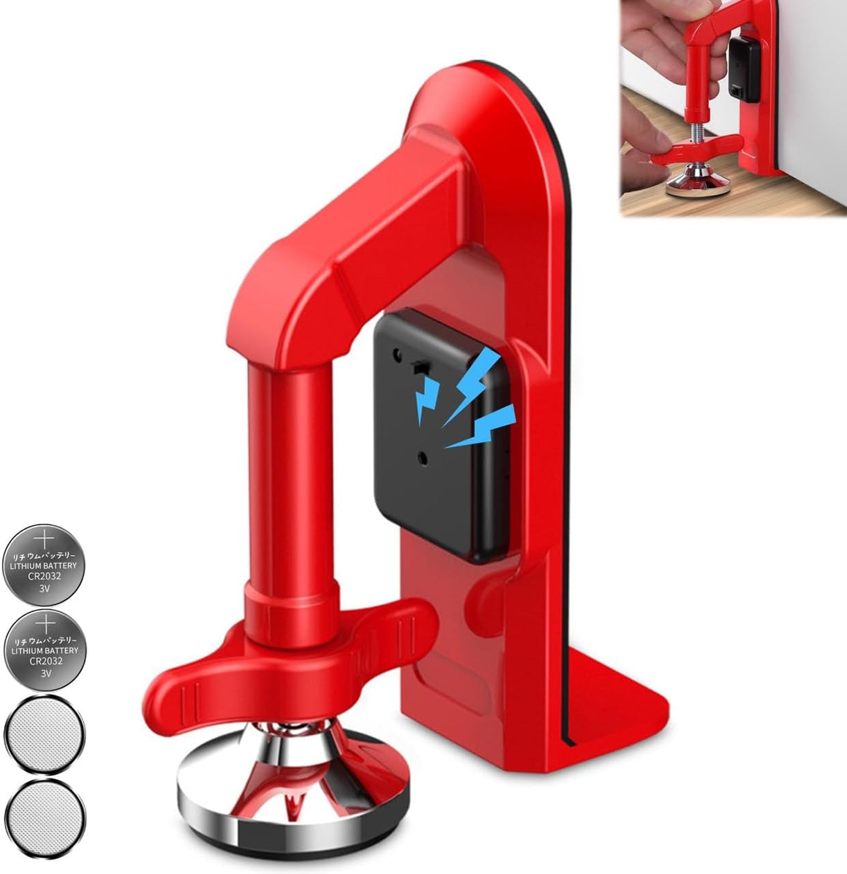 Portable Alarm Door Stopper