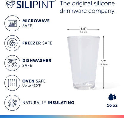 Unbreakable Silicone Pint Glass
