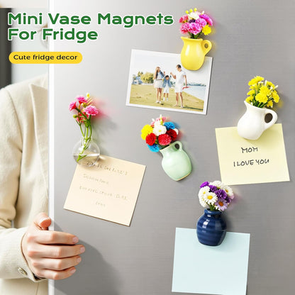 Ceramic Vase Fridge Magnets