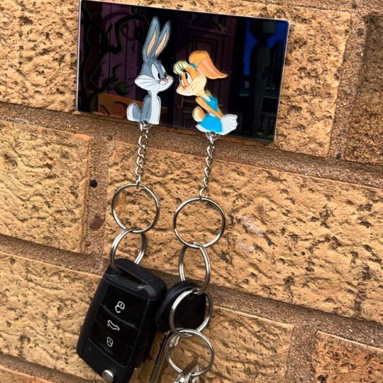 Bunny Pair Keychain