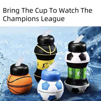Foldable Sports Ball Water Bottle