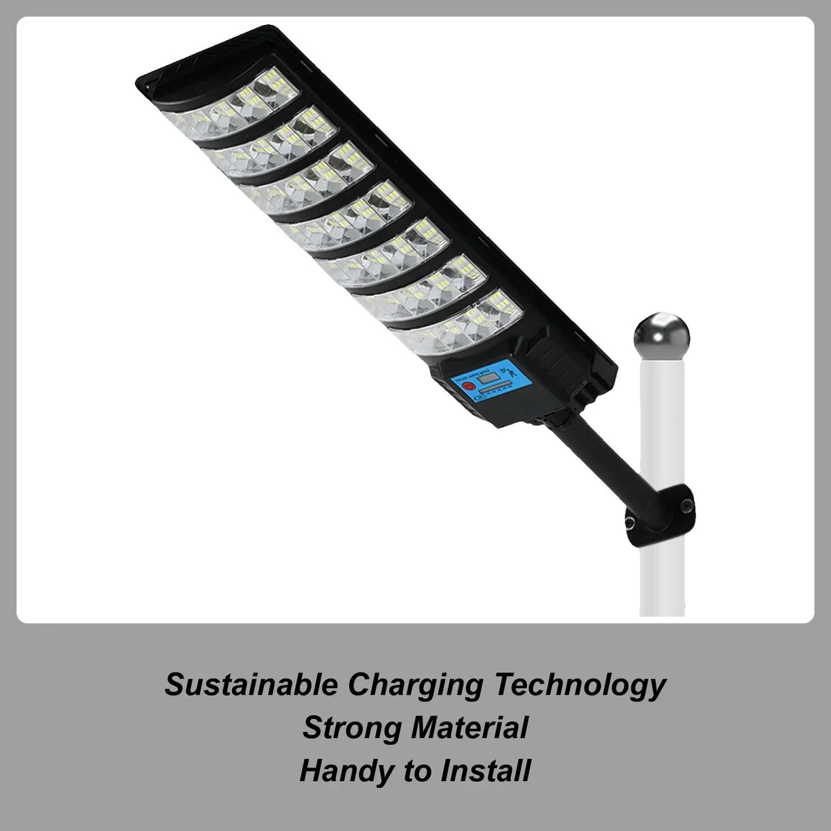 Solar Street Light with Motion Sensor & Remote