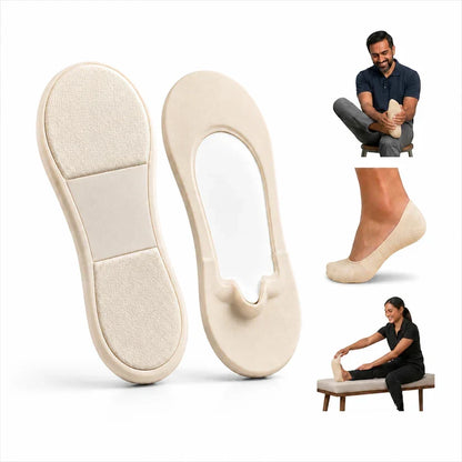Invisible Non-Slip Boat Socks with Cushioned Sole