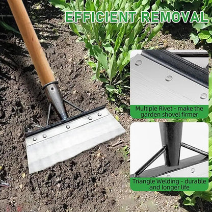 Heavy-Duty Garden Edging Shovel & Moss Scraper