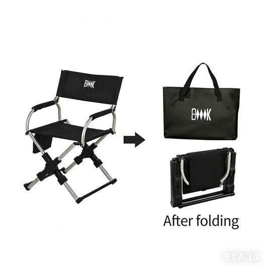 Foldable Aluminum Camping Director Chair