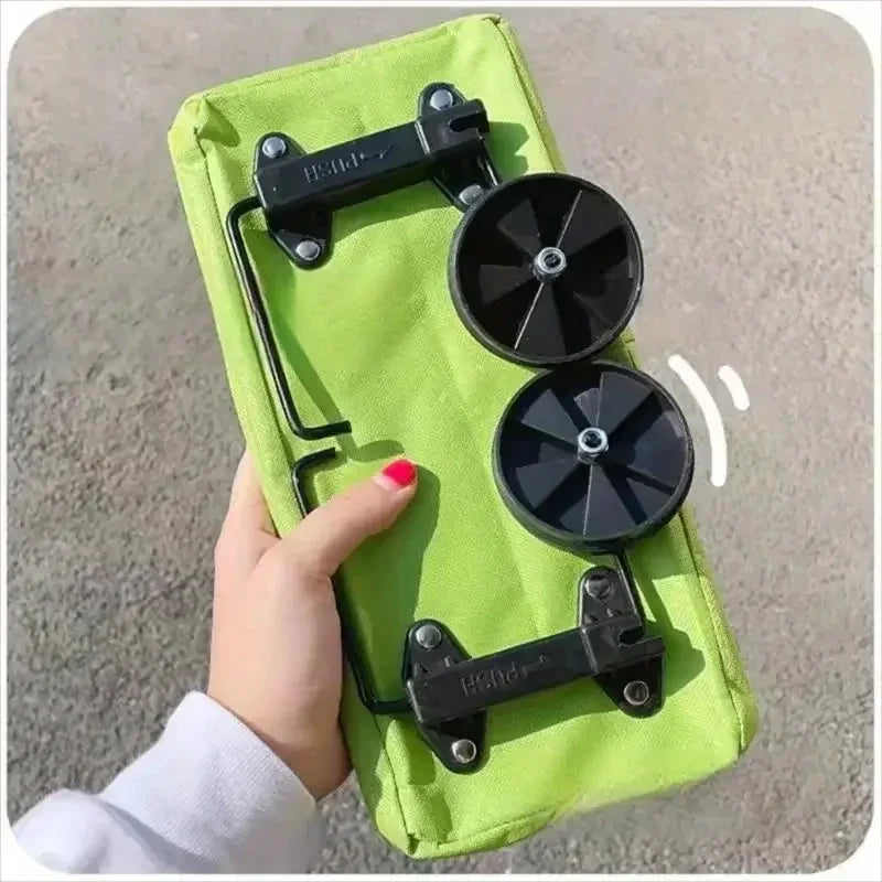 Foldable Shopping Cart with Wheels