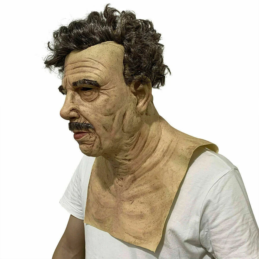 Realistic Old Man Halloween Mask