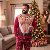 Santa Bare-Chest Christmas Sweater