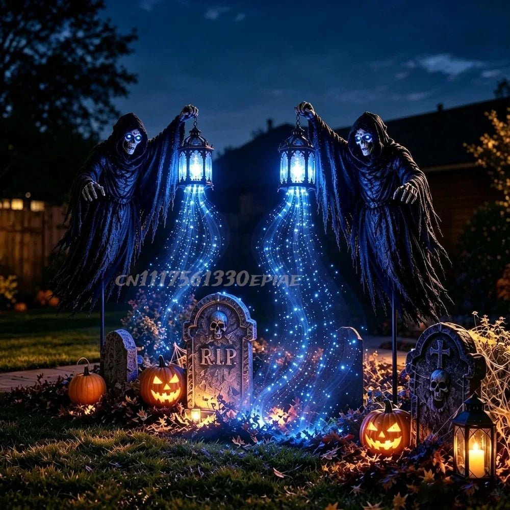 Grim Reaper Soul Harvester Yard Light