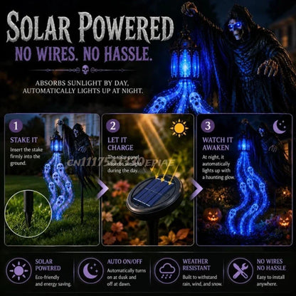 Grim Reaper Soul Harvester Yard Light