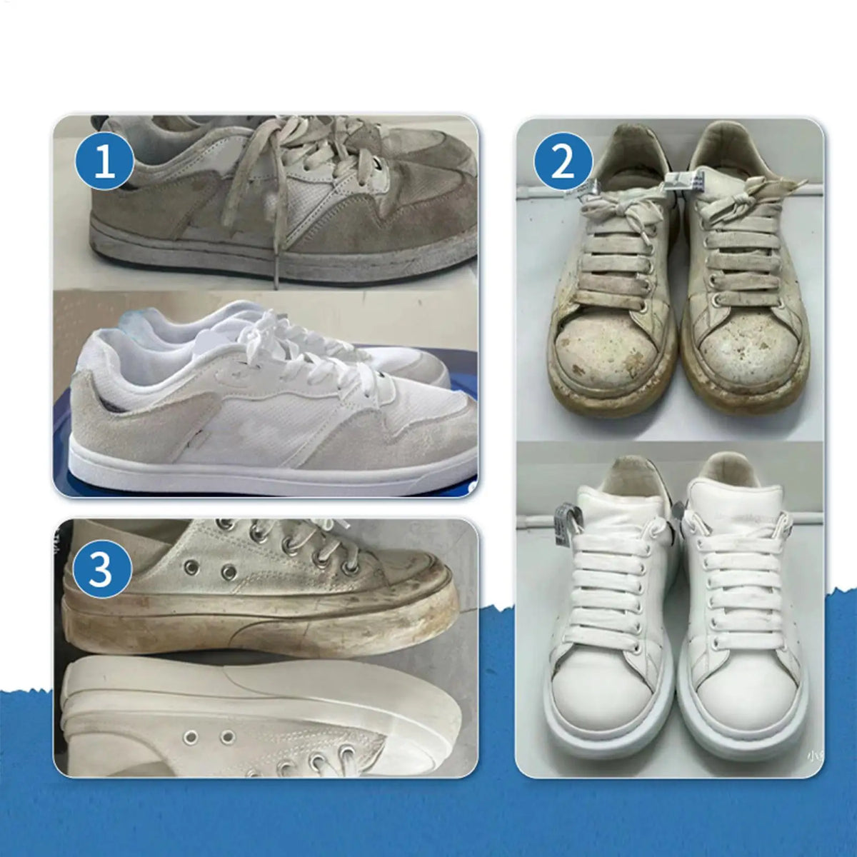 Waterless White Shoe Cleaner Cream