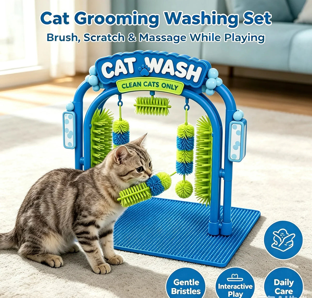 Cat Self-Grooming Massage Arch