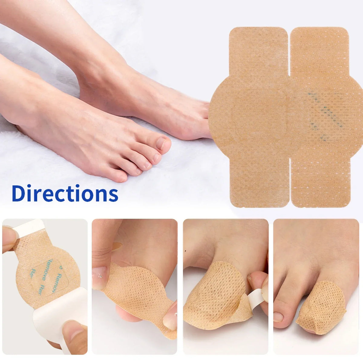 Breathable Toe Protection Patches