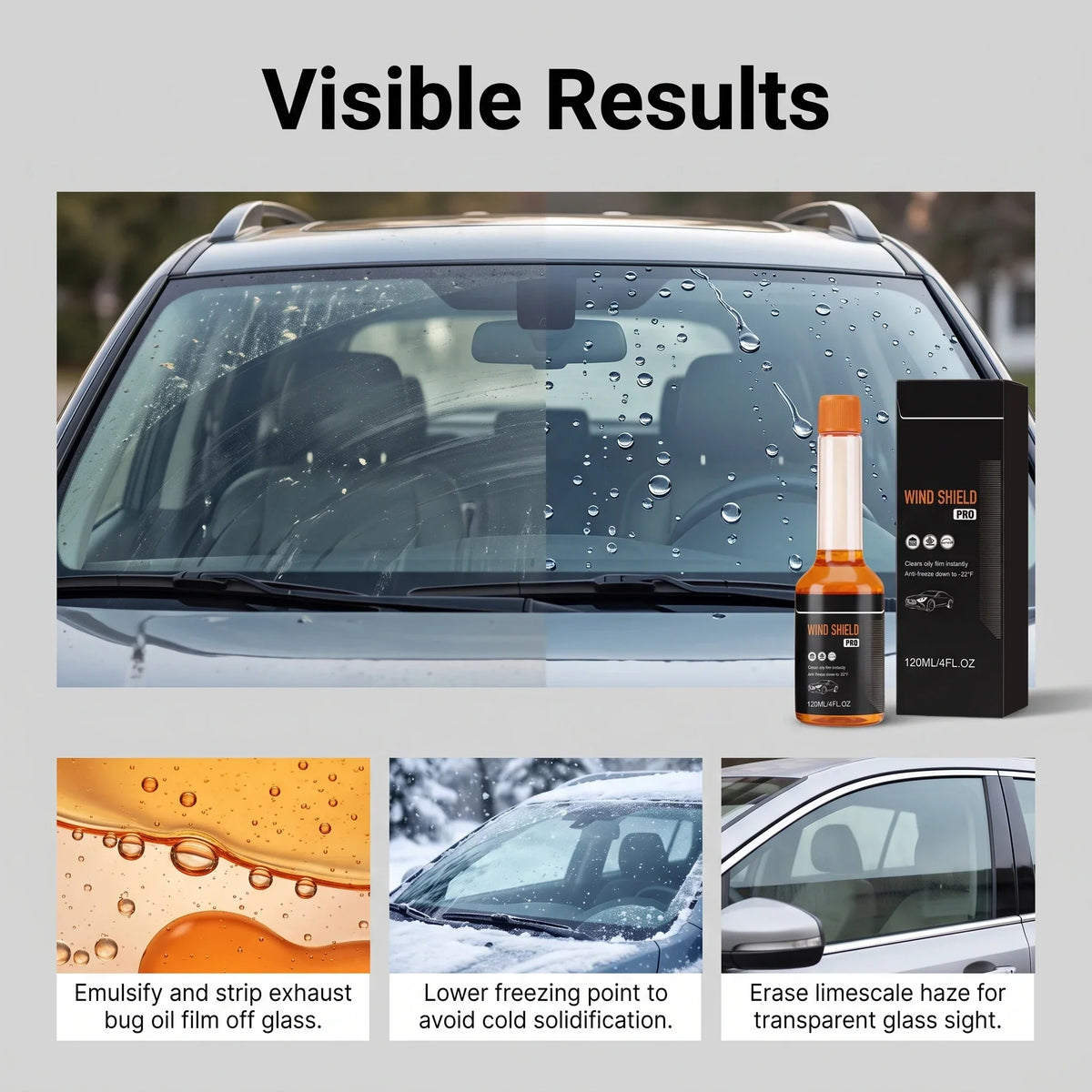 Windshield Oil Film Remover (2-Pack)