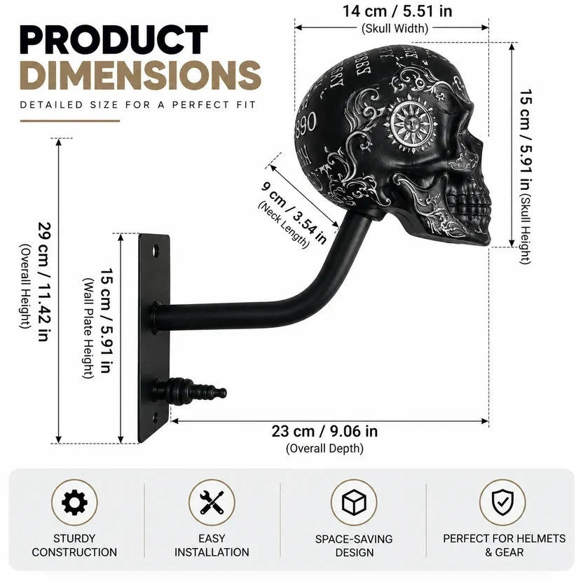 Skull Helmet Holder