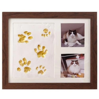 DIY Pet Paw Print Keepsake Frame