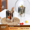 2 in 1 stainless steel spoon lid holder