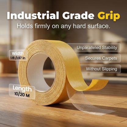 Double Sided Tape Heavy Duty,Universal High Tack Strong Wall Adhesive, 1.18" × 66FT