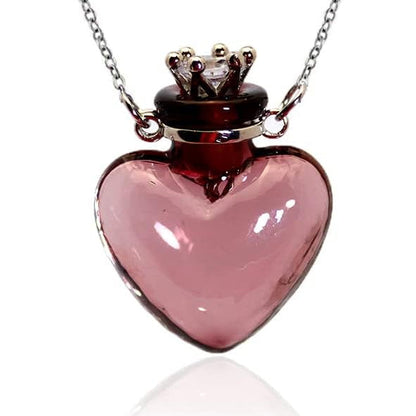 Heart Vial Perfume Necklace